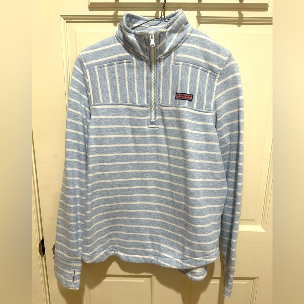 Vineyard Vines Fleece Lined Shep 3/4 Zip Shirt, Size Small